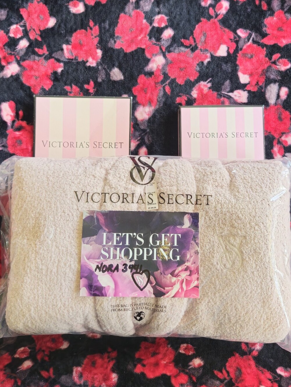 Victoria's Secret Chenille Hooded Long Robe Size XS/S NWT